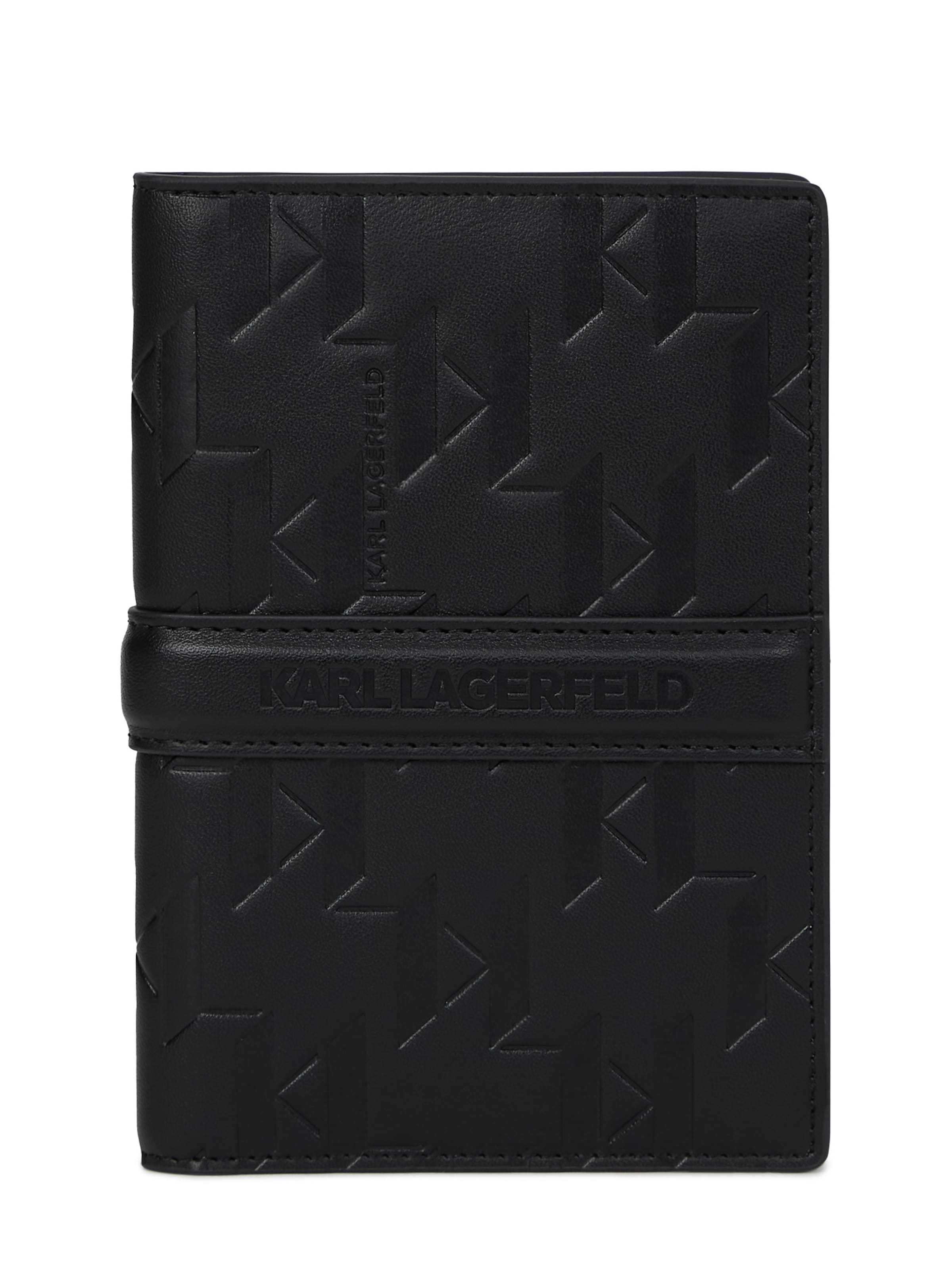 Karl Lagerfeld Wallet in Black: front