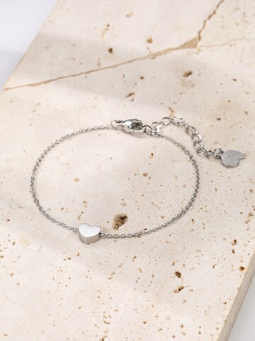 Hey Happiness Armband 'Tender' in Silber