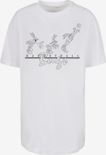 F4NT4STIC T-Shirt 'Looney Tunes Basketball Bugs' in schwarz / weiß, Produktansicht