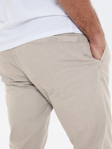 Threadbare Tapered Hose 'Presley' in Braun