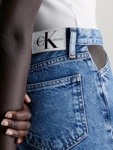 Calvin Klein Jeans Liibuv Teksapüksid 'AUTHENTIC SLIM STRAIGHT', värv sinine