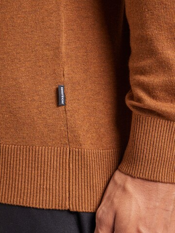 JACK & JONES Pullover 'JJEEMIL' in Braun