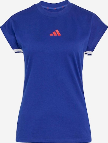 T-shirt fonctionnel ADIDAS SPORTSWEAR en bleu : devant