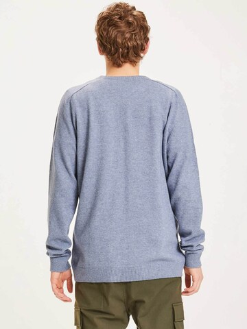 KnowledgeCotton Apparel Pullover 'FIELD' in Blau