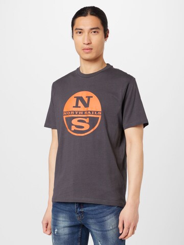 T-Shirt North Sails en gris : devant