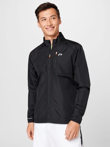 Veste de sport Newline en noir : devant