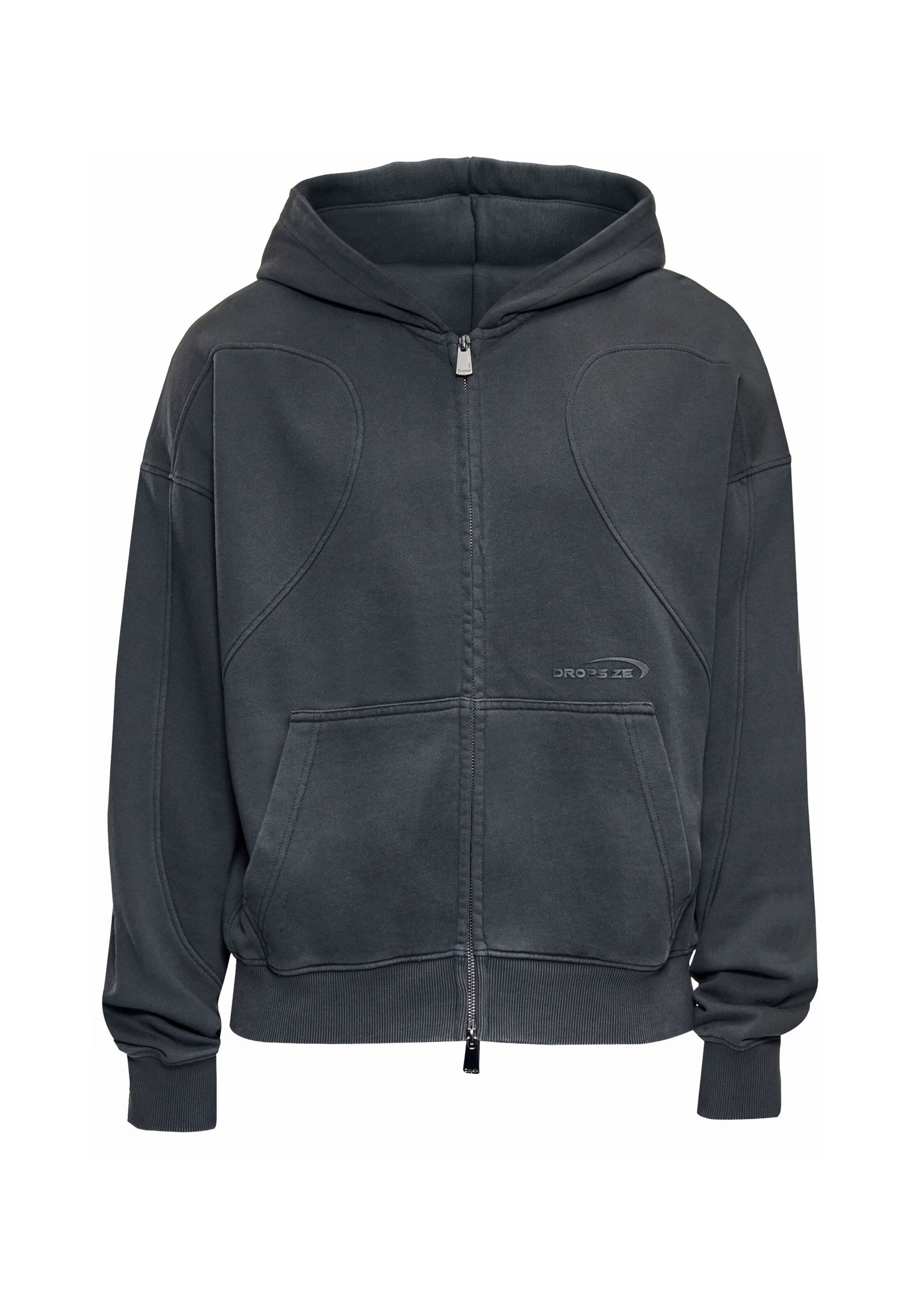 Dropsize Bluza rozpinana w kolorze czarny: przód