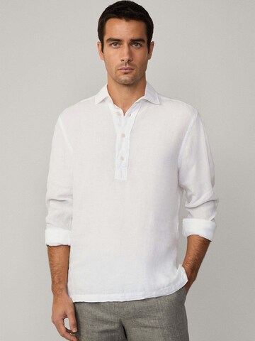 Hackett London Regular Fit Hemd 'Ess' in Weiß: Vorderseite