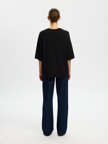 SELECTED - Camiseta en negro