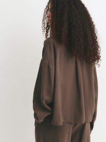 Chemisier Pull&Bear en marron