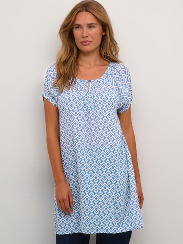 Kaffe Tunic 'Aamber' in Blue: front