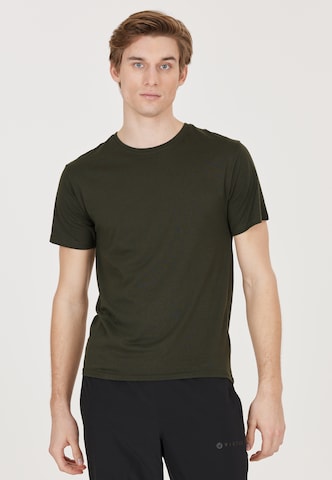 Virtus Performance Shirt 'Hubert' in Green: front