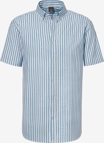 Coupe regular Chemise JOHN DEVIN en bleu : devant