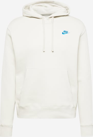 Nike Sportswear Sweatshirt 'Club Fleece' em marfim / azul céu, Vista do produto