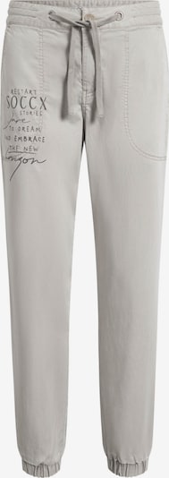 Soccx Hose im Joggpants-Stil mit Print in grau, Produktansicht