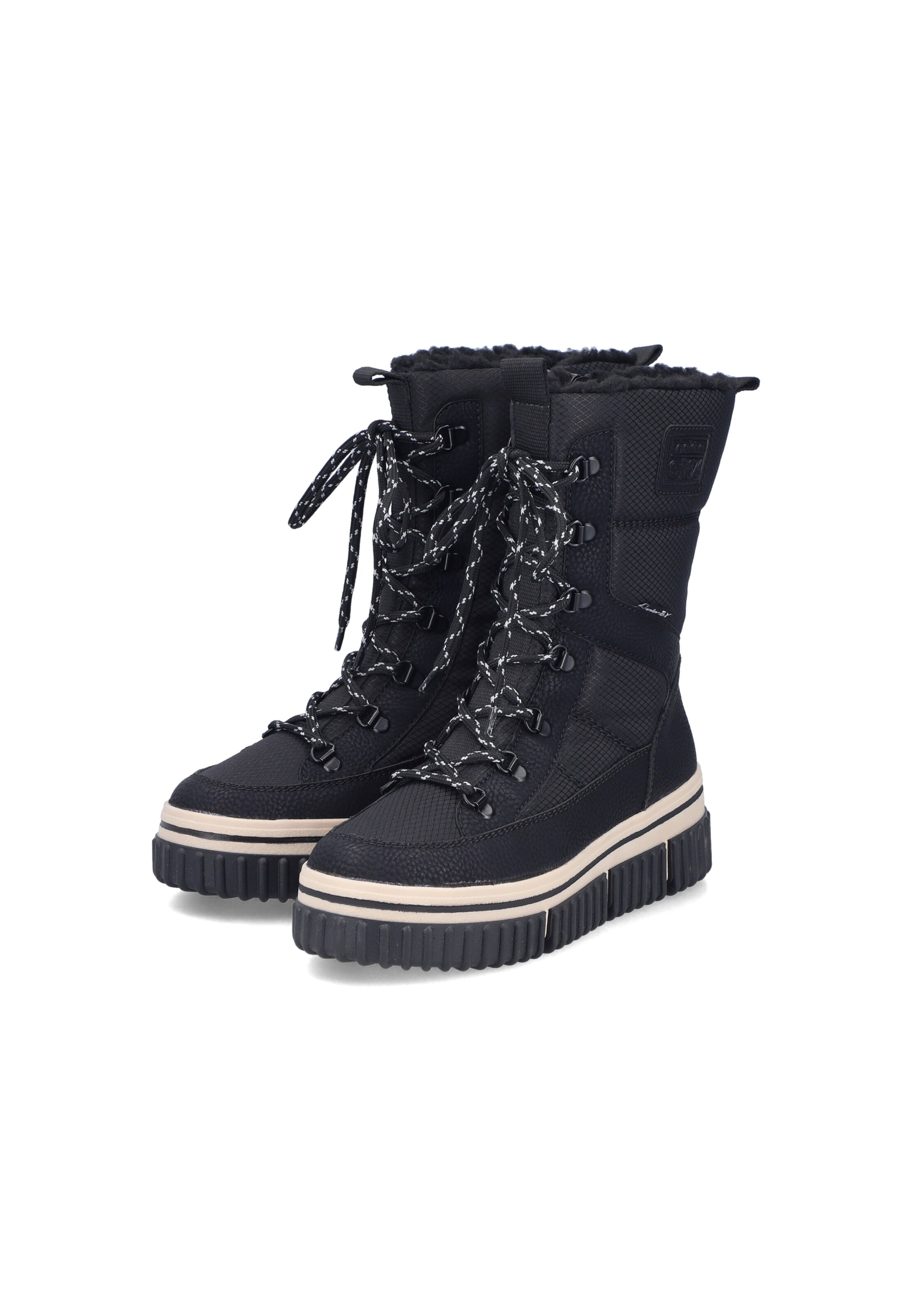 Bottes à lacets Rieker en noir