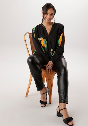 Aniston Bluse in Schwarz