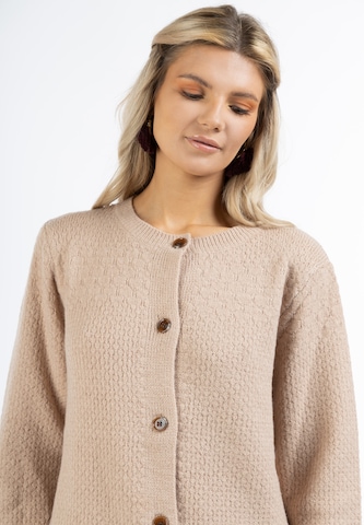 usha FESTIVAL Knit cardigan in Beige