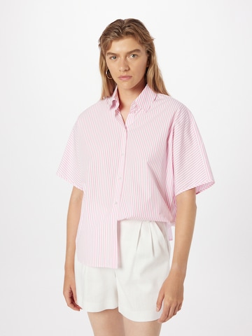 GERRY WEBER Blouse in Roze: voorkant