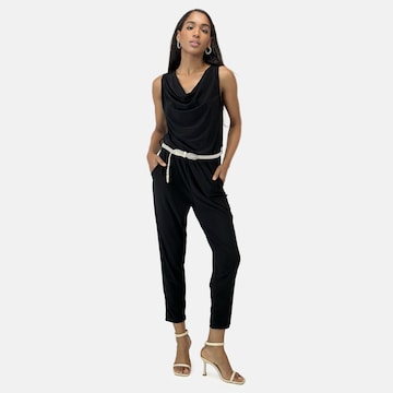 Elara Jumpsuit in Black: front