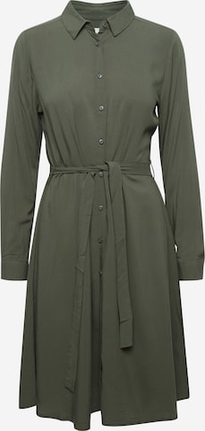 ICHI Shirt Dress 'MAIN' in Green: front