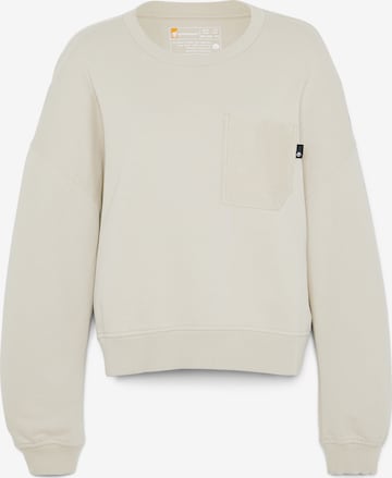 Sweat-shirt TIMBERLAND en blanc : devant