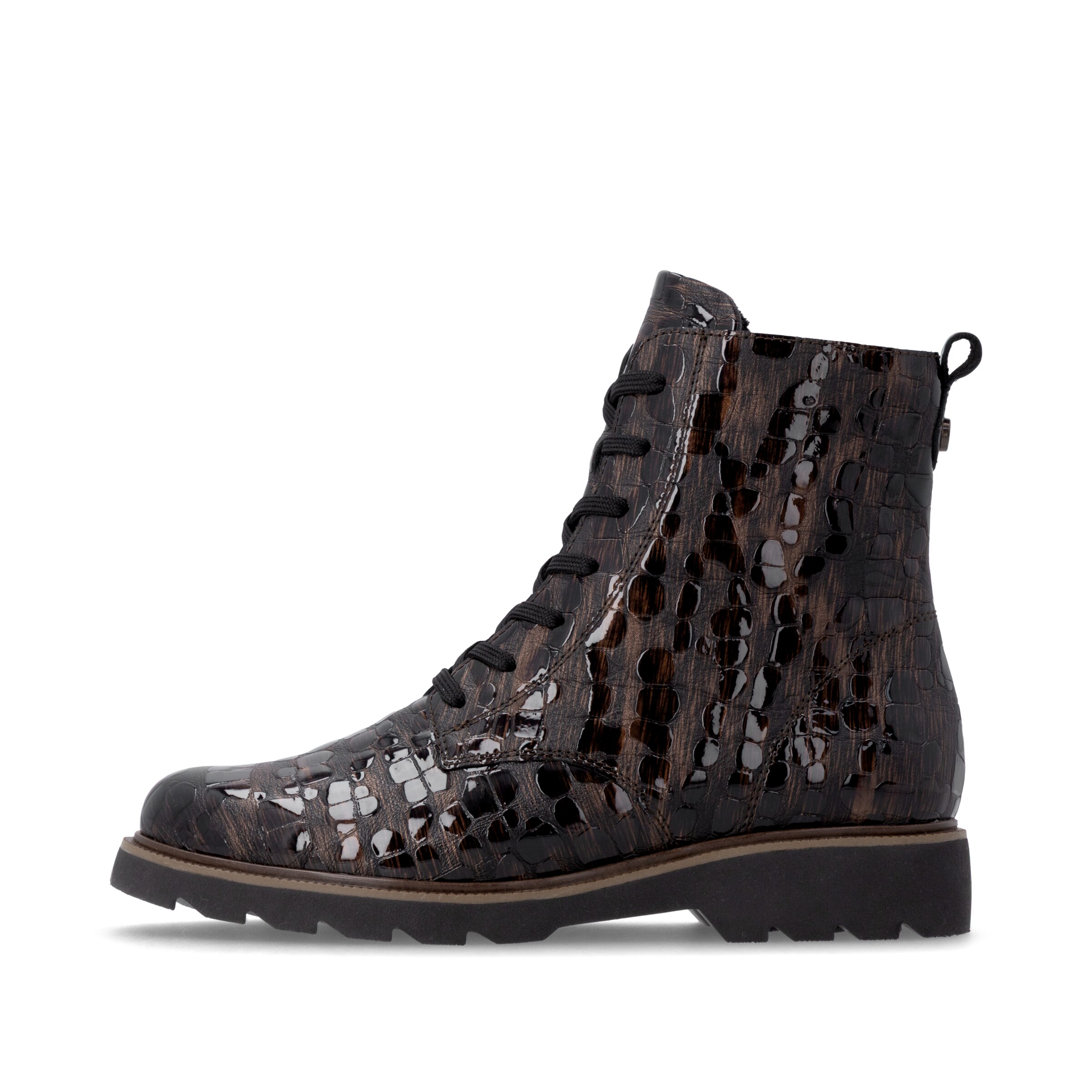 Bottines à lacets 'D3S72' REMONTE en marron