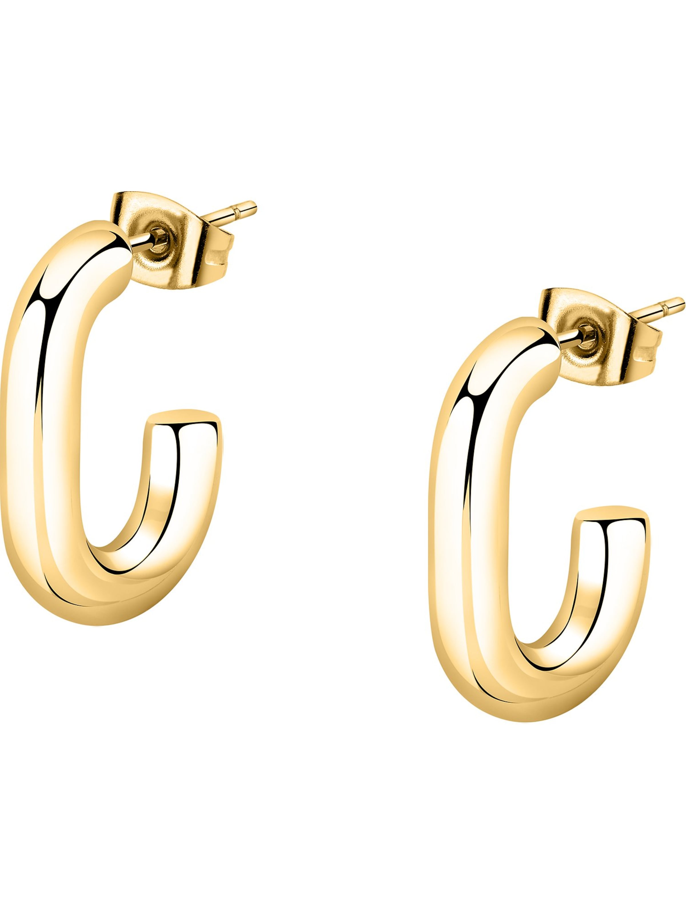 FAVS Earrings in Gold: front