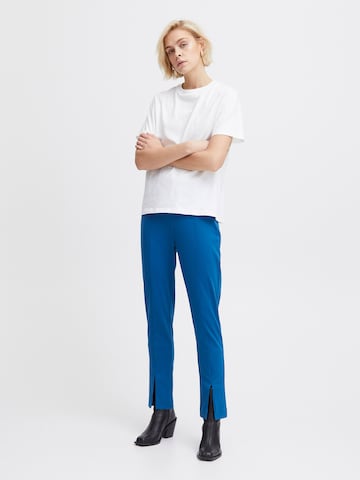 ICHI Regular Pants 'KATE' in Blue