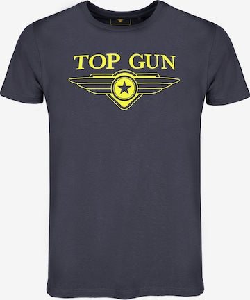TOP GUN Shirt 'TG2024002' in Blue: front