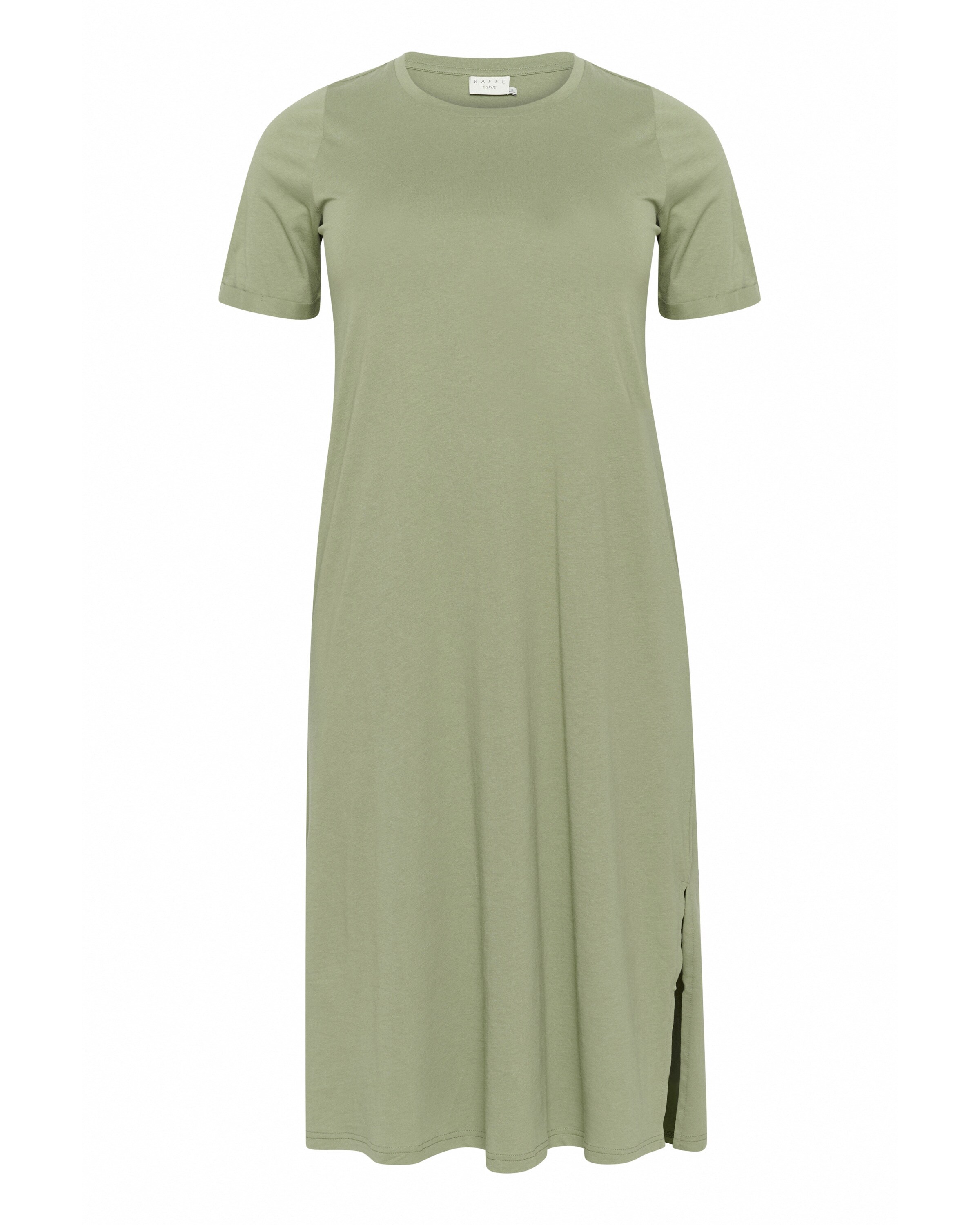 KAFFE CURVE Kleid 'Caline' in Grün: Vorderseite
