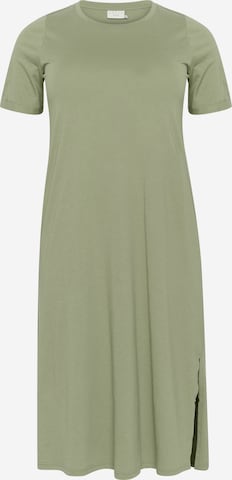 Robe 'Caline' KAFFE CURVE en vert : devant