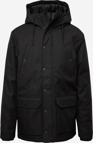 Revolution Between-Seasons Parka 'Alpine' in Black: front