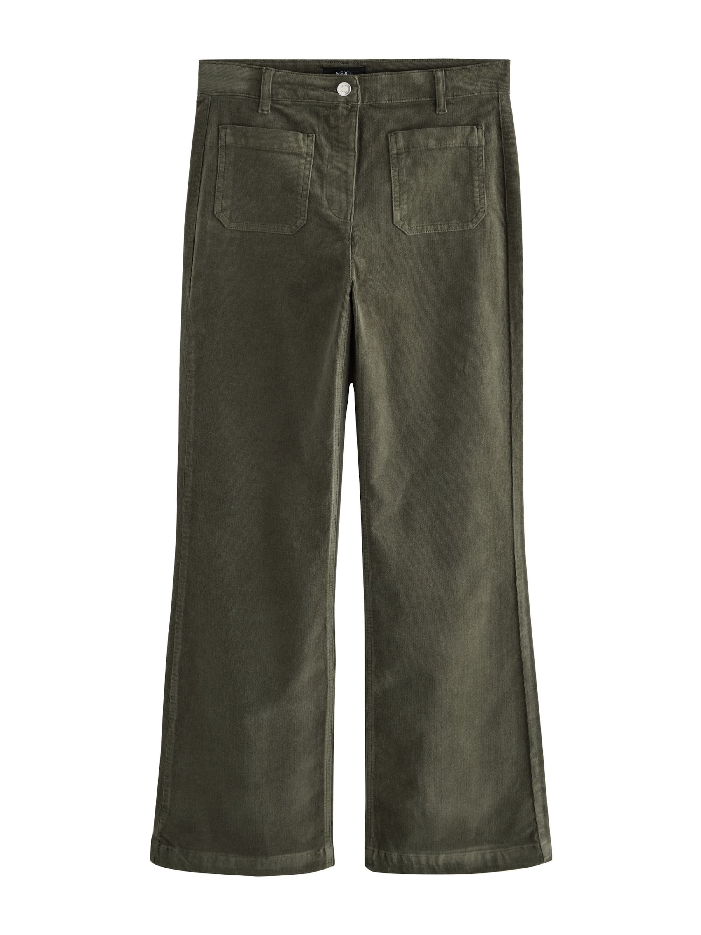 Next - Bootcut Pantalón en verde: frente