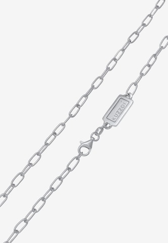 KUZZOI Halskette Basic Kette in Silber