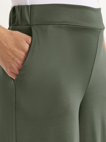 Cellbes of Sweden Wide leg Broek in Groen