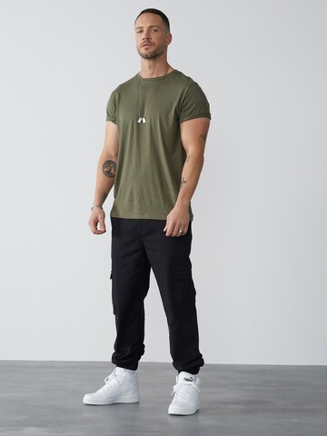 DAN FOX APPAREL Regular fit Shirt 'Piet' in Green: front
