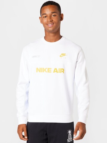 Nike Sportswear - Sudadera en blanco: frente