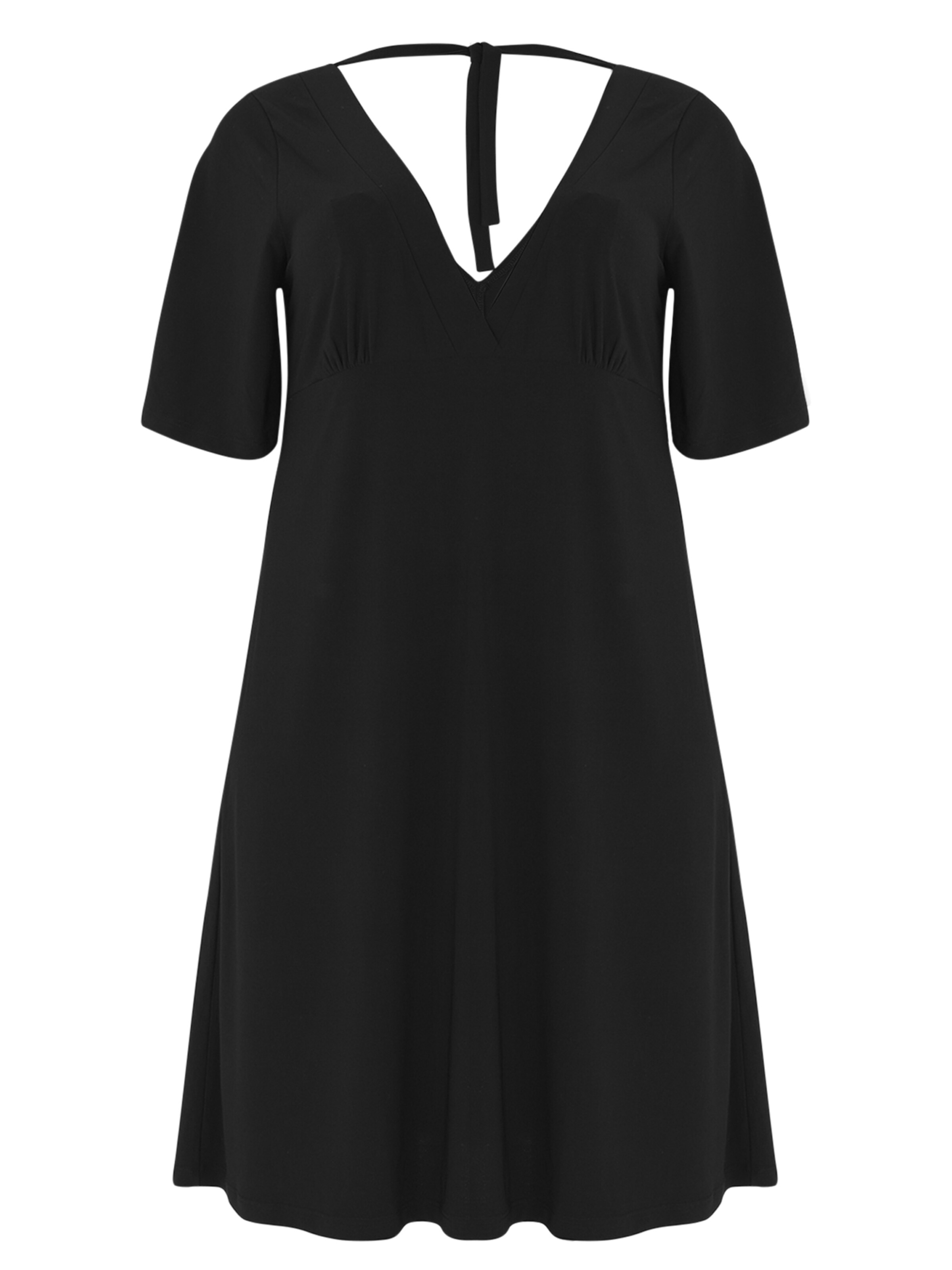YOEK Dress in Black: front