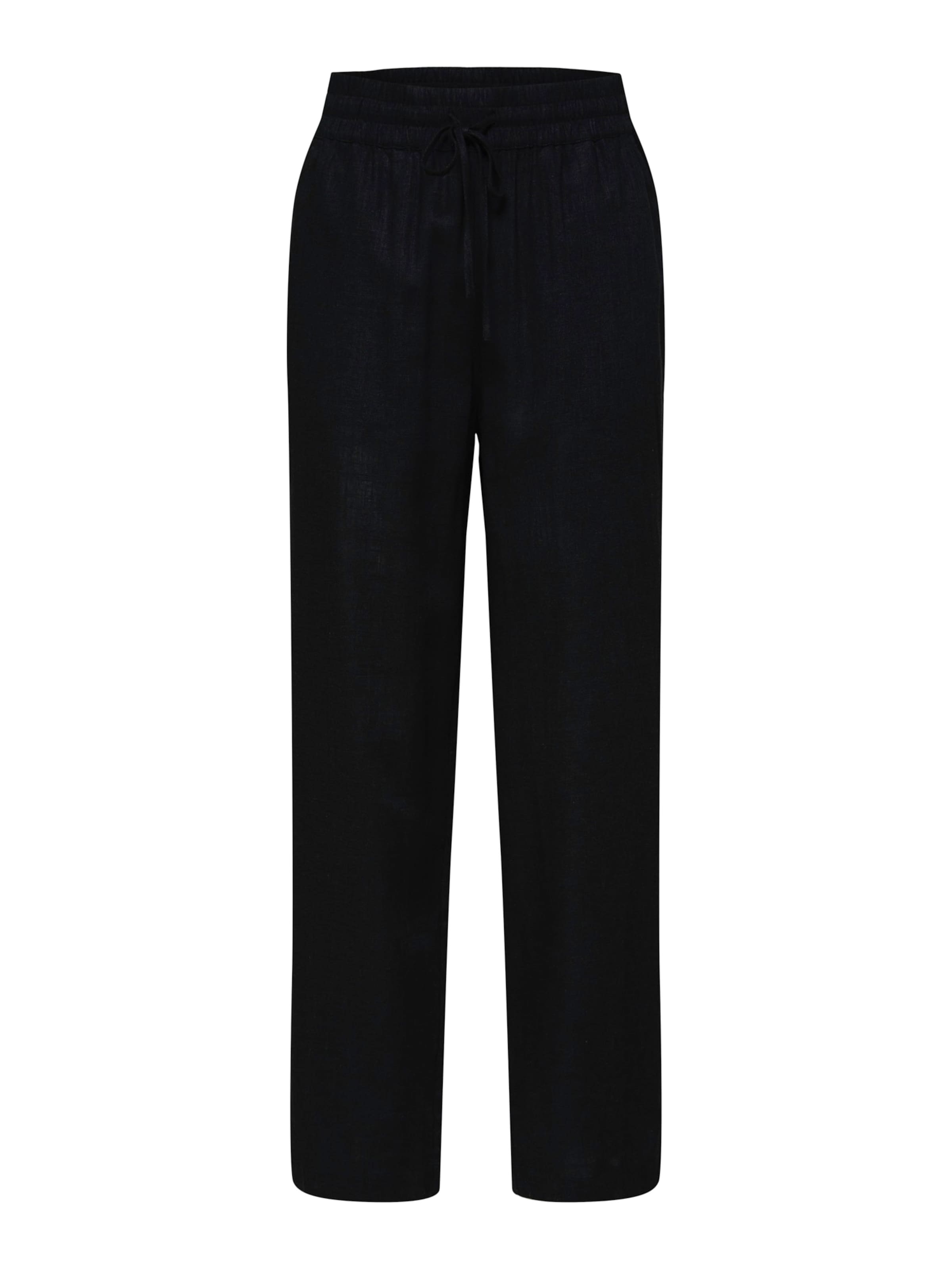SELECTED Loosefit Bukser 'SLFLINNIE-GULIA' i sort: forside
