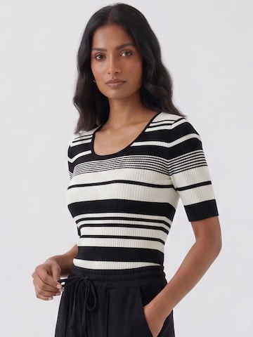 OUI Pullover in Schwarz: Vorderseite