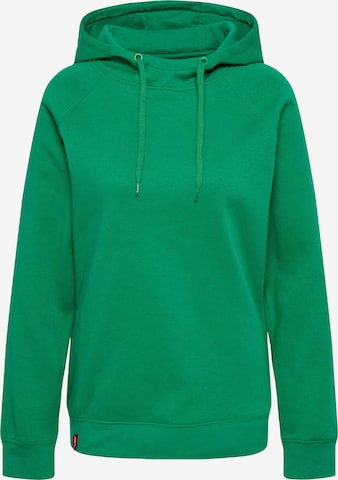 Sweat de sport Hummel en vert : devant