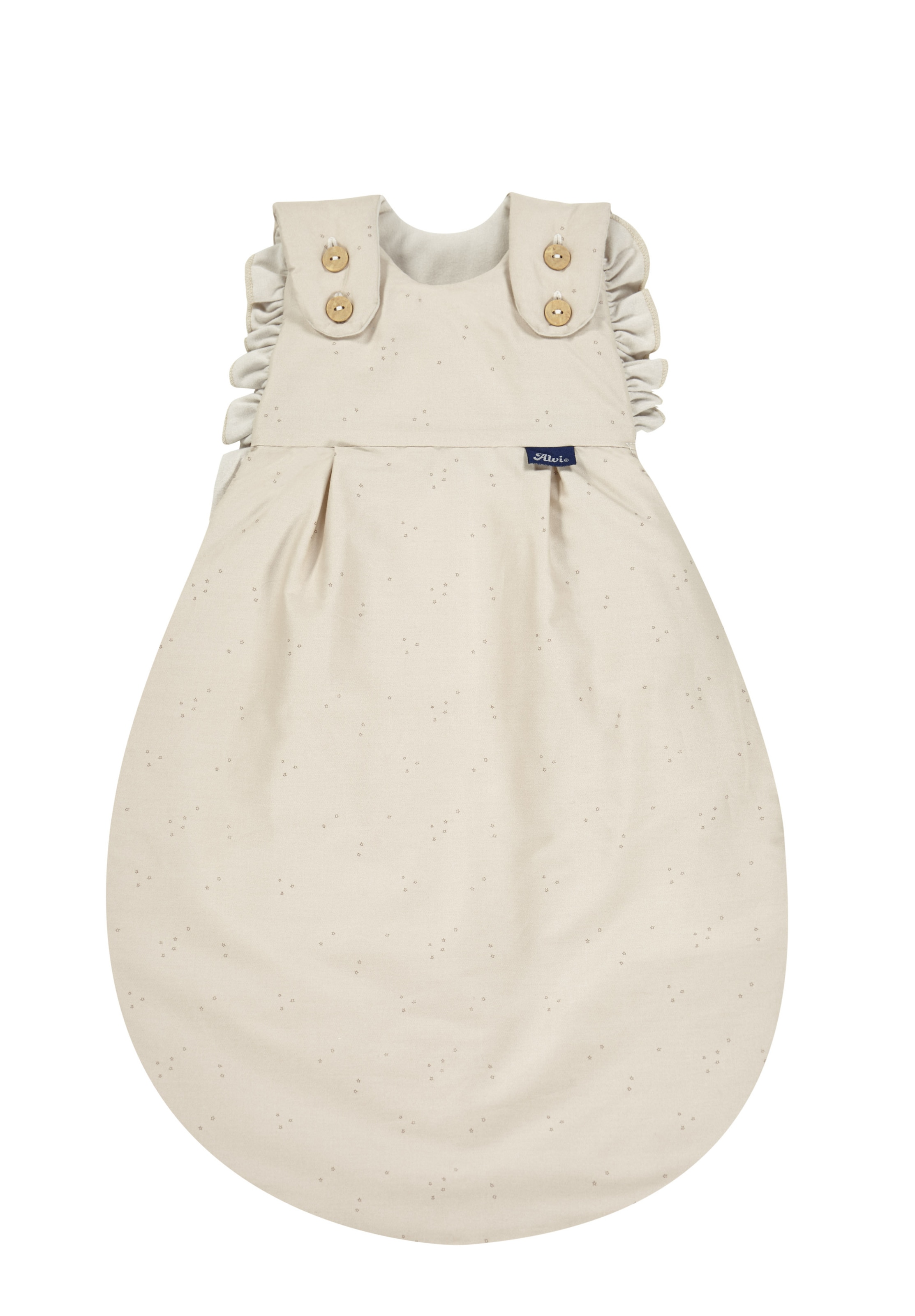 ALVI Sleeping Bag in Beige: front