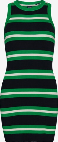 Superdry Gebreide jurk in Zwart: voorkant