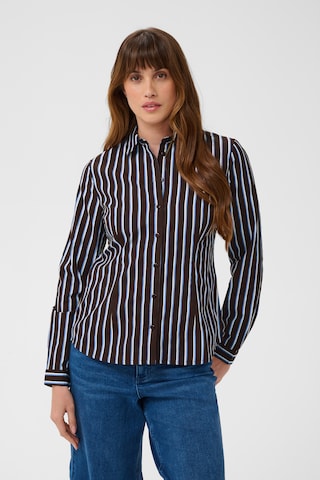 Kaffe Blouse 'Giulia' in Bruin: voorkant