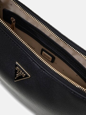GUESS Schultertasche 'Melita' in Schwarz