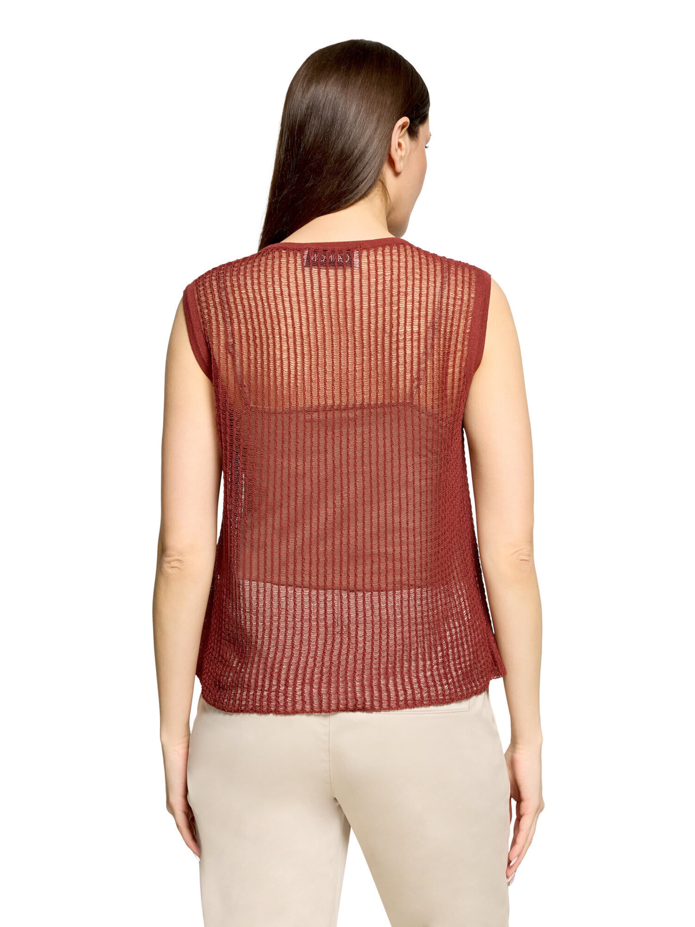 Tops en tricot Cartoon en marron