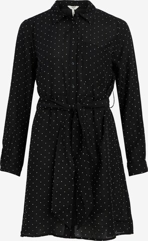 OBJECT Košilové šaty 'PETRI' – černá: přední strana