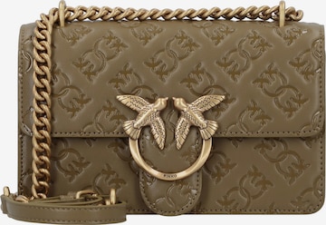 PINKO Crossbody bag 'Love One' in Green: front