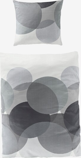 BIERBAUM Bettbezug in grau / schwarz / weiß, Produktansicht